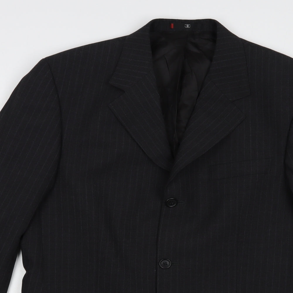 Mens UK Size 38 Ciro Citterio Black Jacket