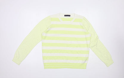Womens UK Size 14 Marks and Spencer White Pullover Jumper