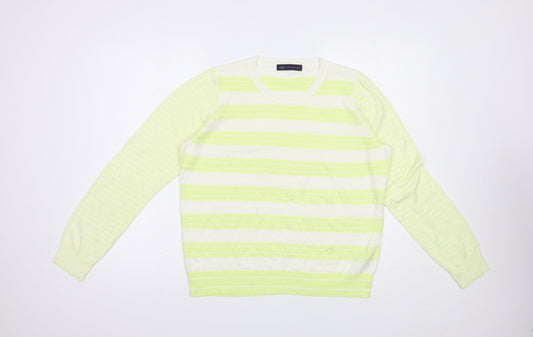 Womens UK Size 14 Marks and Spencer White Pullover Jumper