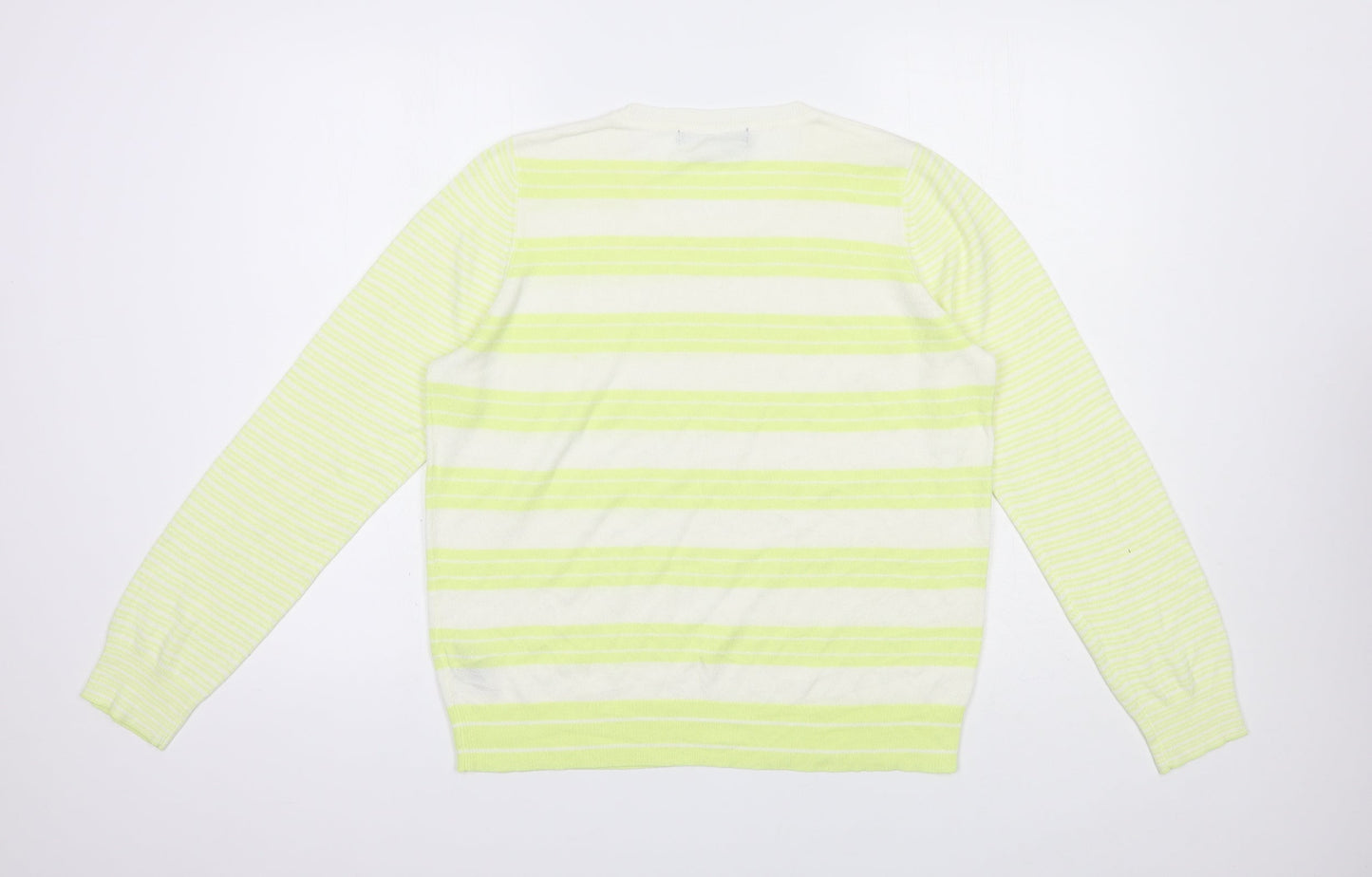 Womens UK Size 14 Marks and Spencer White Pullover Jumper