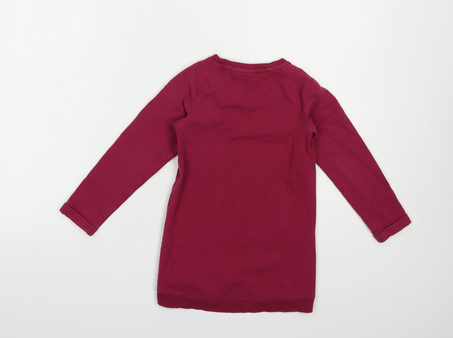 name it Girls Purple  Cotton Pullover Sweatshirt Size 4 Years  Pullover - Hedgehog