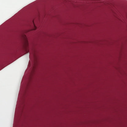 name it Girls Purple  Cotton Pullover Sweatshirt Size 4 Years  Pullover - Hedgehog