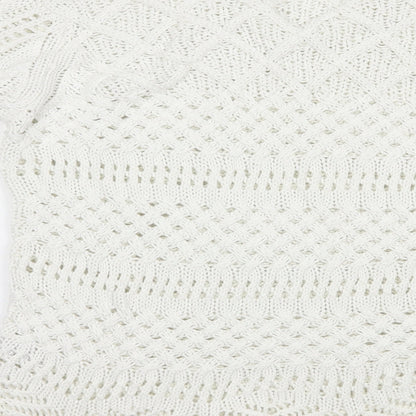Womens UK Size XL Amaryllis White Pullover Jumper