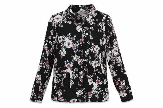 Womens UK Size 12 Peacocks Black Kimono Blouse