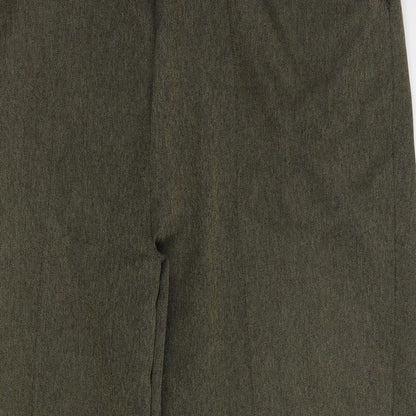 Bonmarché Womens Green  Polyester Dress Pants Trousers Size 20 L27 in Regular