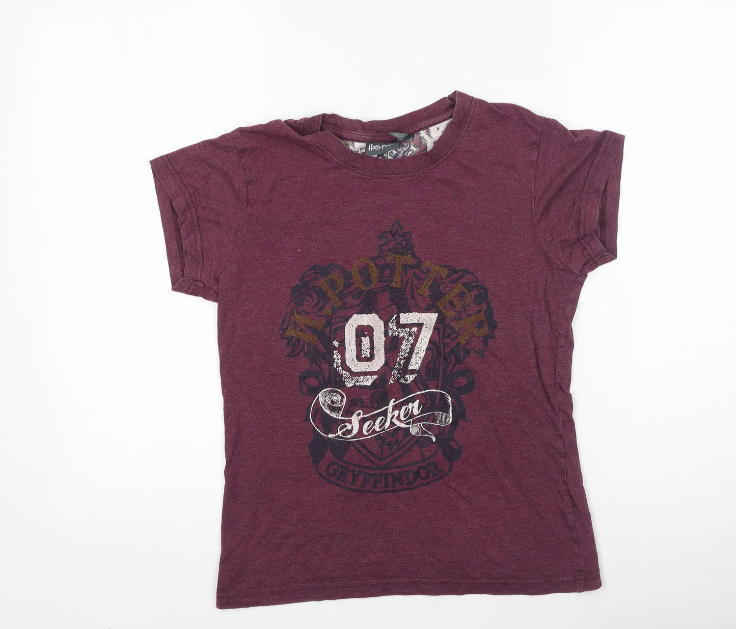 Womens UK Size 6 Preworn Purple Basic T-Shirt