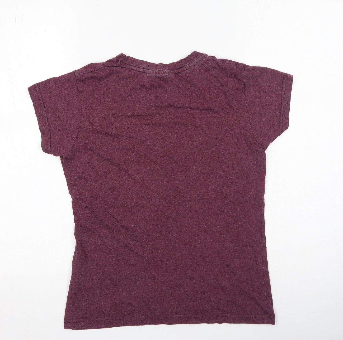 Womens UK Size 6 Preworn Purple Basic T-Shirt