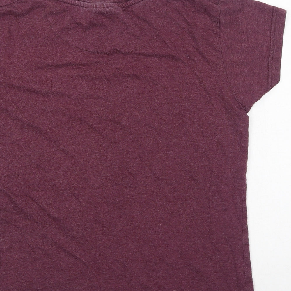 Womens UK Size 6 Preworn Purple Basic T-Shirt