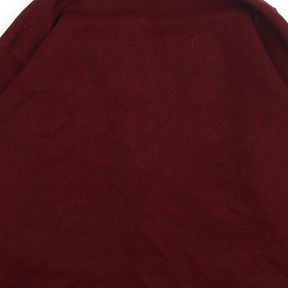 Womens UK Size M Paramour Red Cardigan Jumper