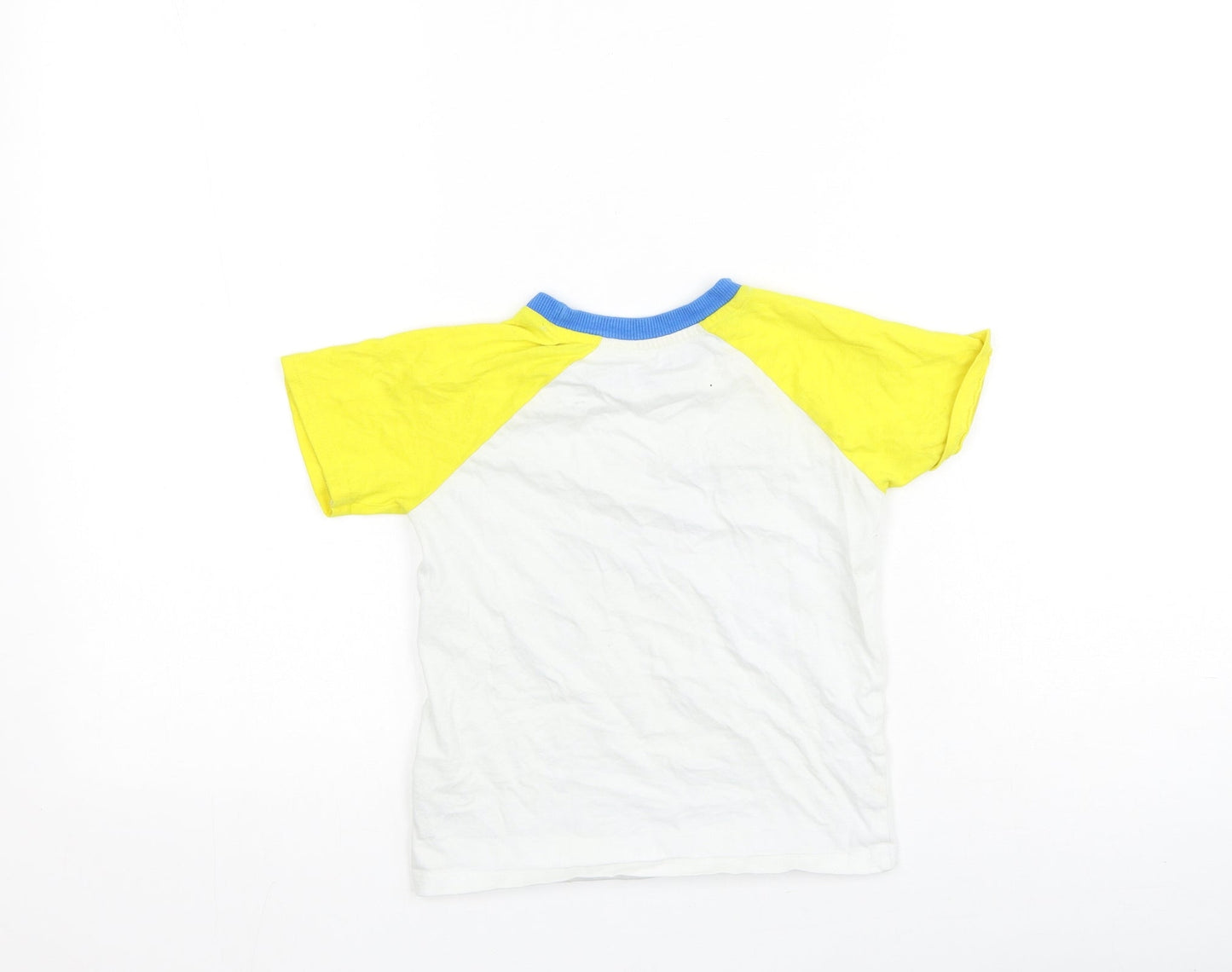 Dunnes Stores Boys Multicoloured  Cotton Basic Casual Size 4-5 Years Round Neck  - Monster