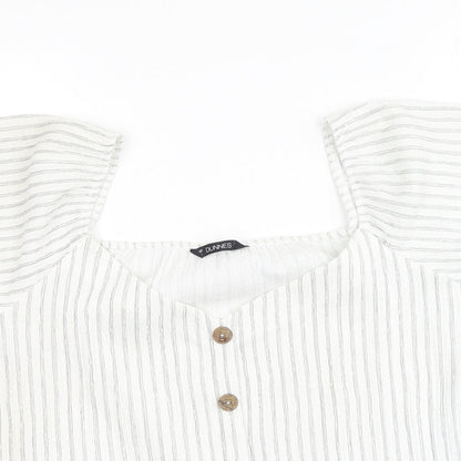 Womens UK Size L Dunnes Stores Multicoloured Basic Blouse