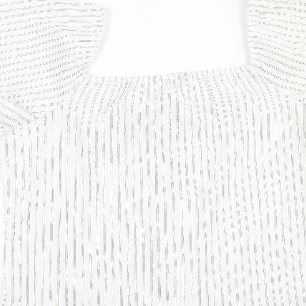 Womens UK Size L Dunnes Stores Multicoloured Basic Blouse