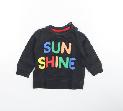 F&F Baby Grey  Cotton Pullover Jumper Size 3-6 Months   - Sunshine