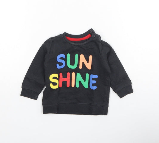 F&F Baby Grey  Cotton Pullover Jumper Size 3-6 Months   - Sunshine