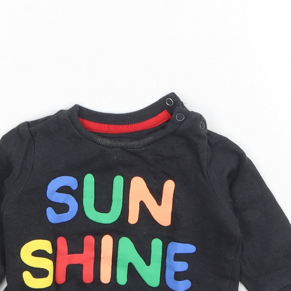 F&F Baby Grey  Cotton Pullover Jumper Size 3-6 Months   - Sunshine