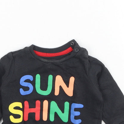 F&F Baby Grey  Cotton Pullover Jumper Size 3-6 Months   - Sunshine