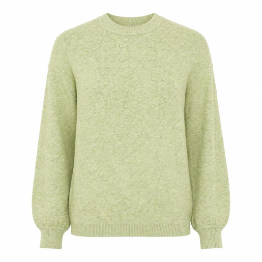 Womens UK Size M b.young Green Pullover Jumper