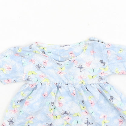 name it Girls   Cotton Fit & Flare  Size 0-3 Months  Round Neck  - 4-6months