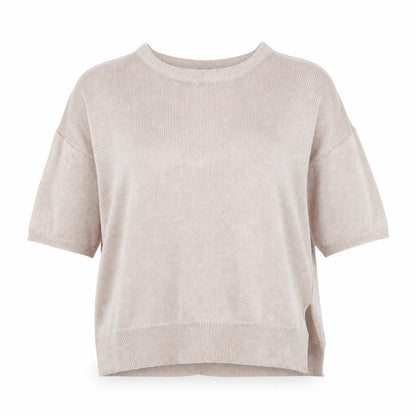Womens UK Size S Preworn Gold Basic Blouse