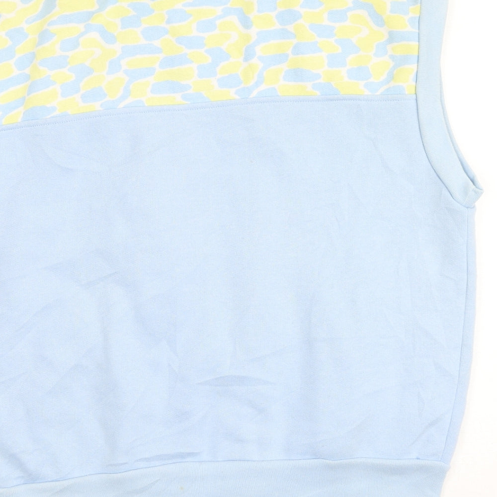 BHS Womens Blue High Neck  Polyester Full Zip Jumper Size 14