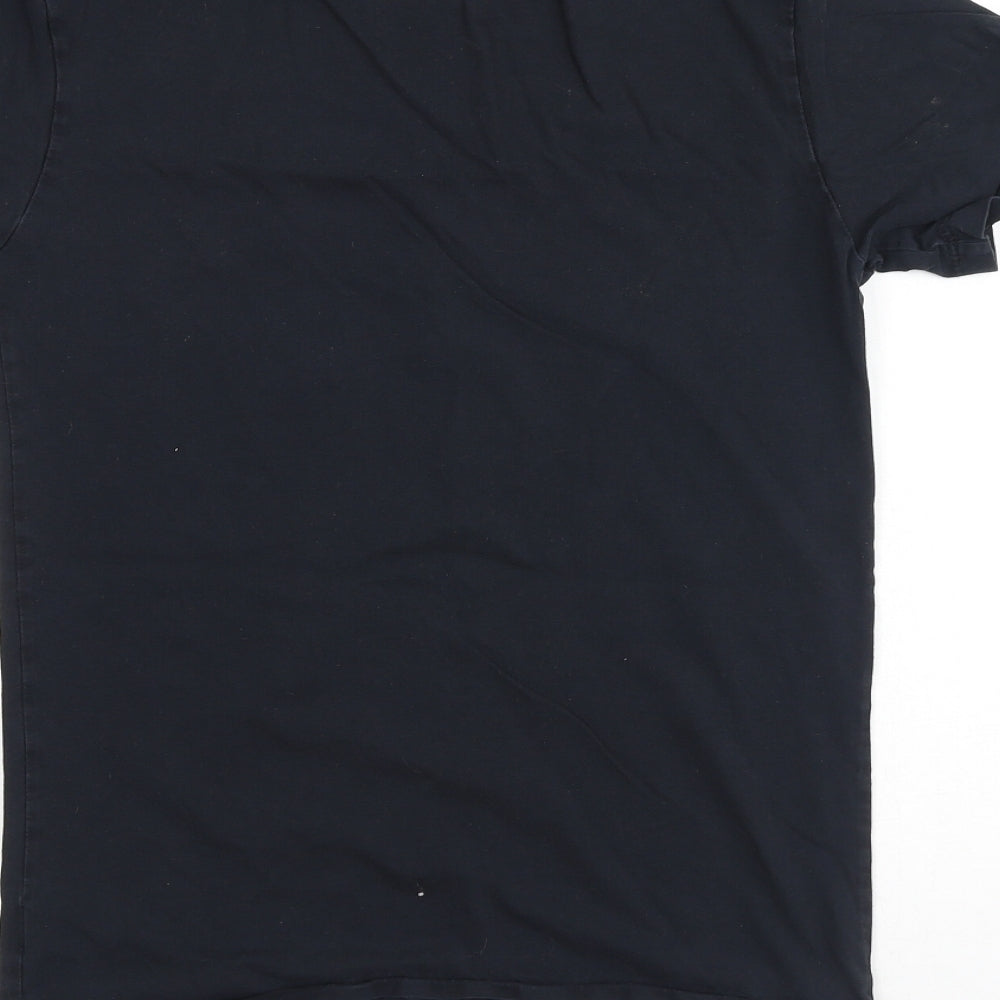 Preworn Mens Black  Cotton  T-Shirt Size XS Round Neck  - Marvel