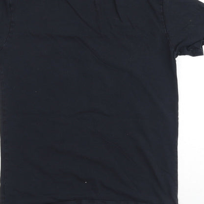 Preworn Mens Black  Cotton  T-Shirt Size XS Round Neck  - Marvel