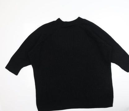 Womens UK Size L Topshop Black Pullover Jumper