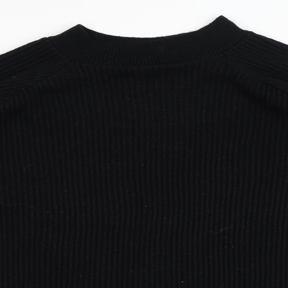 Womens UK Size L Topshop Black Pullover Jumper