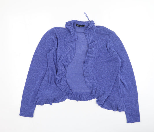 Womens UK Size M Bonmarché Purple Cardigan Jumper
