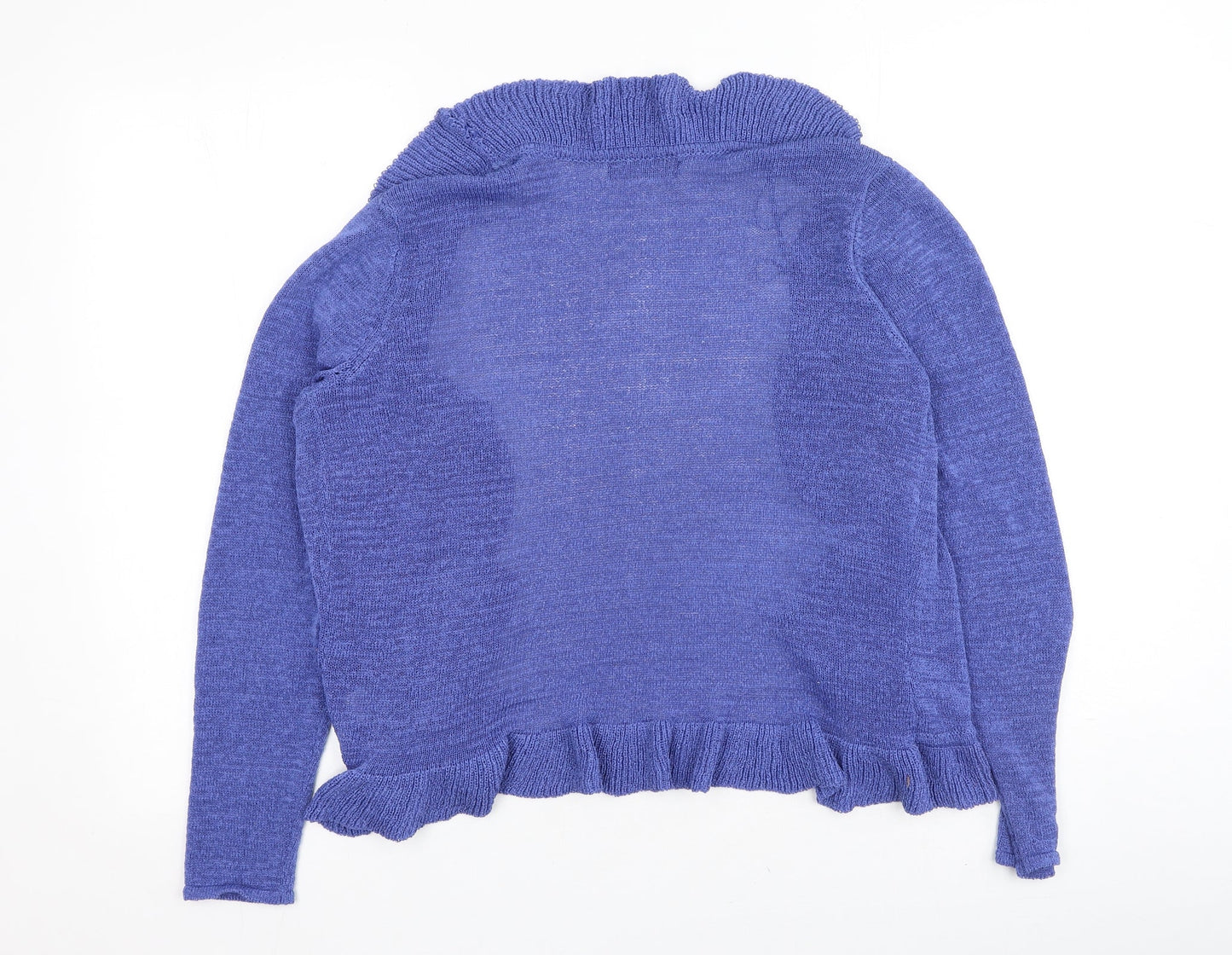 Womens UK Size M Bonmarché Purple Cardigan Jumper