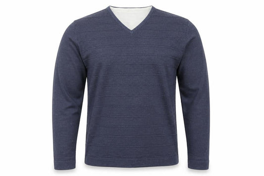 Mens UK Size L BHS Blue Pullover Jumper