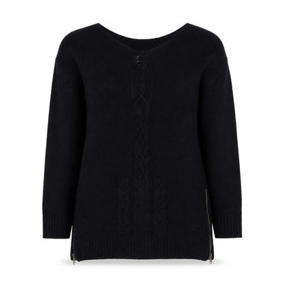 Womens UK Size L Zara Black Pullover Jumper