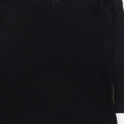 Womens UK Size L Zara Black Pullover Jumper