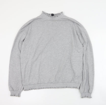Womens UK Size M New Look Grey Pullover Jumper
