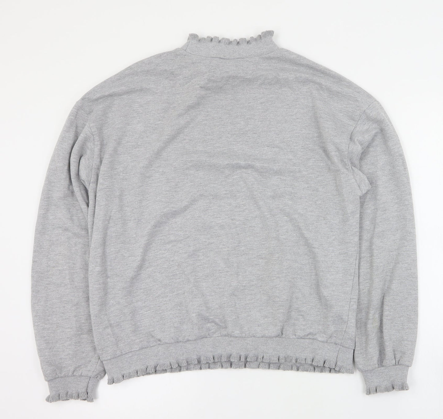 Womens UK Size M New Look Grey Pullover Jumper