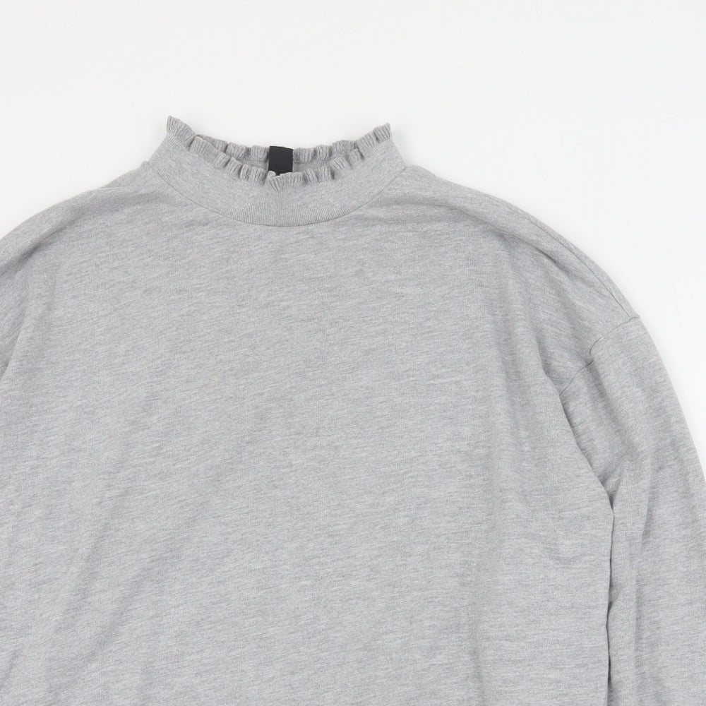 Womens UK Size M New Look Grey Pullover Jumper