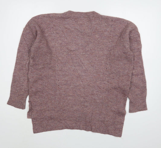 Womens UK Size 8 Topshop Pink Pullover Jumper