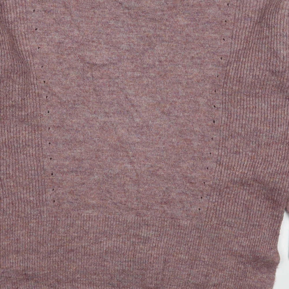 Womens UK Size 8 Topshop Pink Pullover Jumper