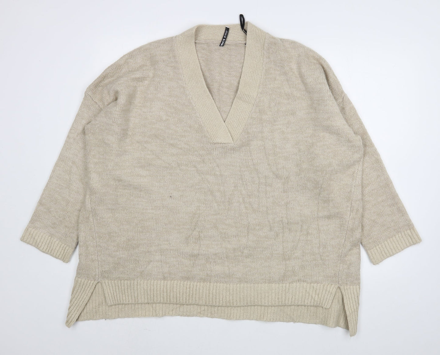 Womens UK Size 20 Capsule Beige Pullover Jumper