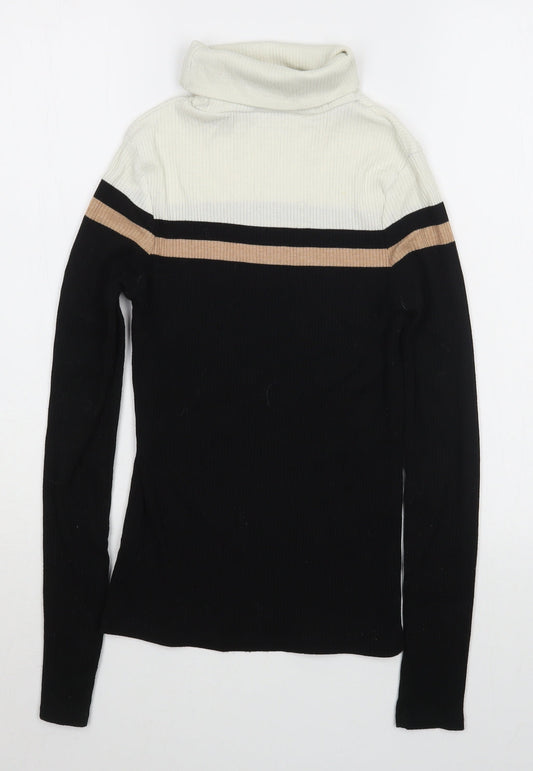 Womens UK Size 8 New Look Black Pullover Jumper