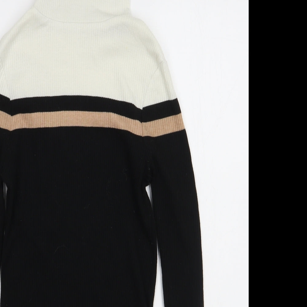 Womens UK Size 8 New Look Black Pullover Jumper