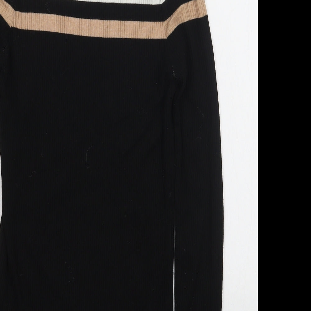 Womens UK Size 8 New Look Black Pullover Jumper