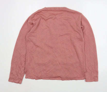 Womens UK Size 12 Preworn Pink Cardigan Jumper