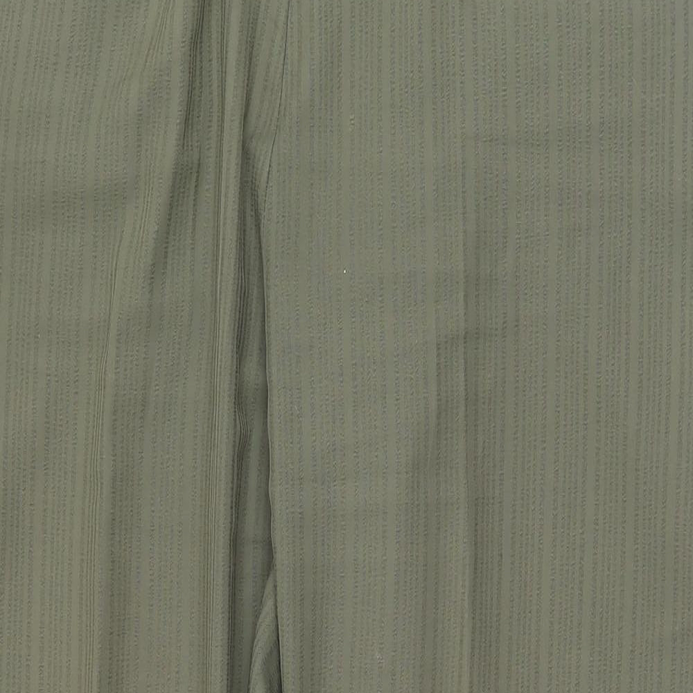Womens UK Size 16 Marks and Spencer Regular Fit Dress Pants Green Trousers