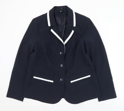 Womens UK Size 14 Preworn Black Jacket