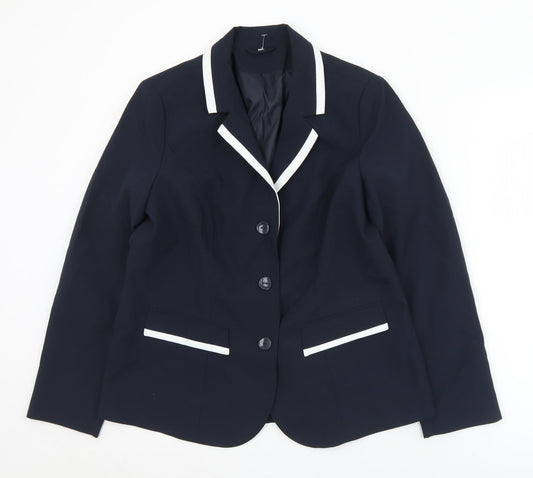 Womens UK Size 14 Preworn Black Jacket