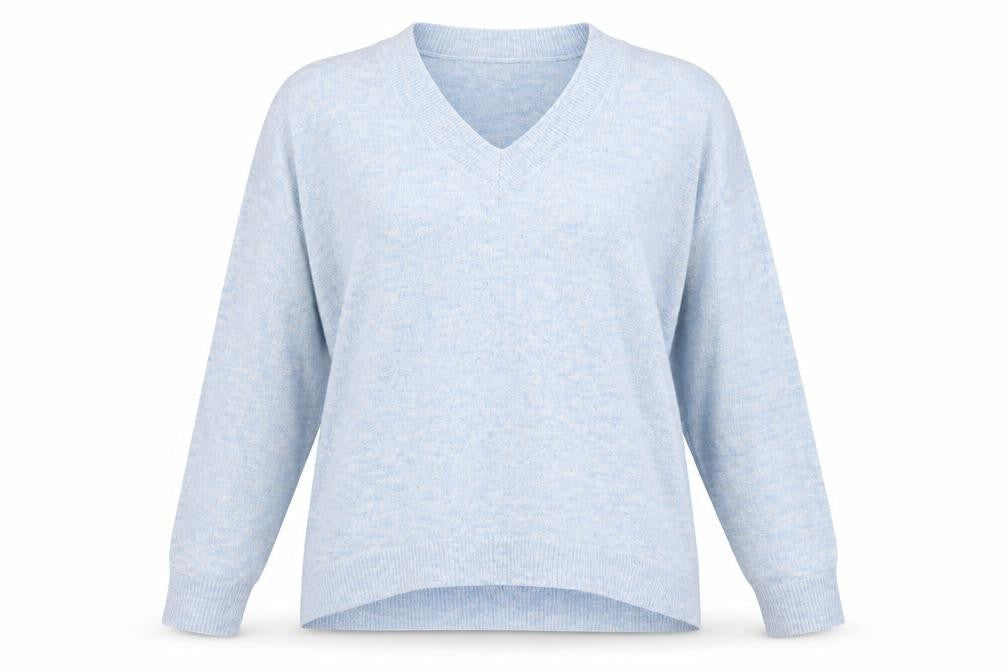 Womens UK Size M M&Co Blue Pullover Jumper