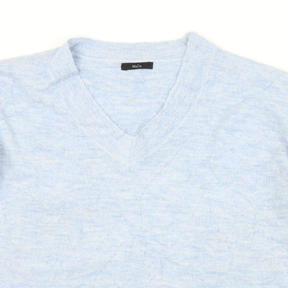 Womens UK Size M M&Co Blue Pullover Jumper