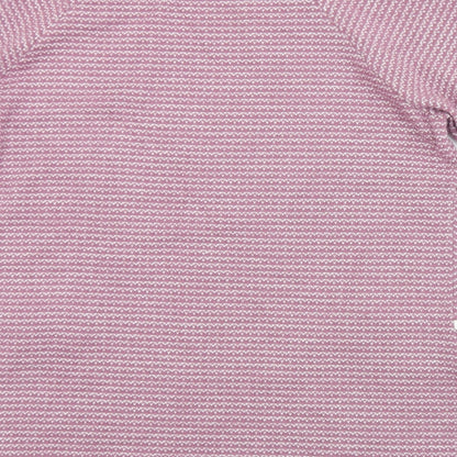 Womens UK Size M Luca Vanucci Purple Jersey T-Shirt