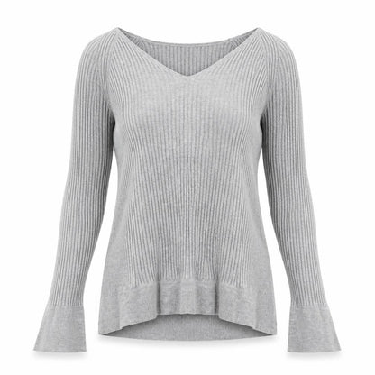 Womens UK Size L Primark Grey Pullover Jumper